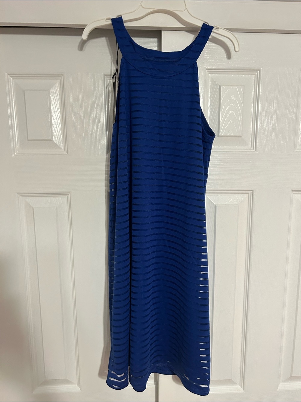 Sleeveless Royal Blue Midi Dress - Effortless Everyday Chic